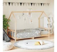 vidaXL Kids Bed Frame 90x190 cm Solid Wood Pine