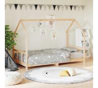 vidaXL Kids Bed Frame 90x200 cm Solid Wood Pine