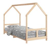 vidaXL Kids Bed Frame, Bed Base for Children, Mattress Foundation for Bedroom, B