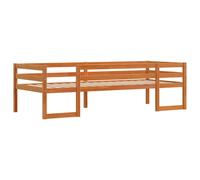vidaXL Kids' Bed Frame Bedstead Bed Base Wax Brown 75x190 cm Solid Wood Pine
