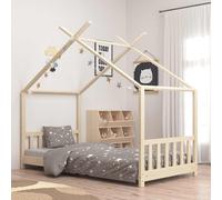 vidaXL Kids Bed Frame Solid Pine Wood 80x160 cm