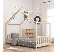 Vidaxl Kids Bed Frame Solid Pine Wood 90X200 Cm