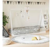 vidaXL Kids Bed Frame White 80x200 cm Solid Wood Pine