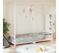 vidaXL Kids Bed Frame White 80x200 cm Solid Wood Pine