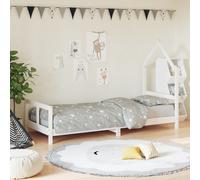 vidaXL Kids Bed Frame White 80x200 cm Solid Wood Pine