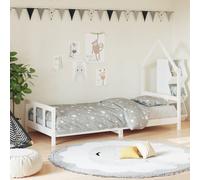 vidaXL Kids Bed Frame White 90x190 cm Solid Wood Pine