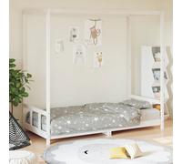 vidaXL Kids Bed Frame White 90x190 cm Solid Wood Pine