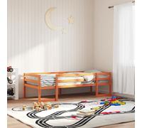 vidaXL Kids' Bed Frame without Mattress Wax Brown 80x200 cm