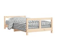 vidaXL Kids Bed Frame Wooden Kids Bed Base Bedstead 80x160 cm Solid Wood Pine