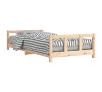 vidaXL Kids Bed Frame Wooden Kids Bed Base Bedstead 90x200 cm Solid Wood Pine
