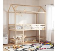 vidaXL Kids' Bed Roof 207x80.5x151.5 cm Solid Wood Pine