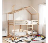 Kids' Bed Roof Canopy Rooftop 213x95.5x144.5 cm Solid Wood Pine vidaXL