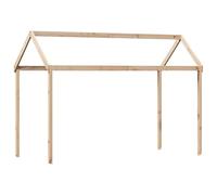 vidaXL Kids' Bed Roof Bed Canopy Bed Rooftop 217x95.5x159 cm Solid Wood Pine