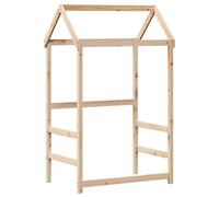 vidaXL Kids' Bed Roof Bed Canopy Bed Rooftop 118x70x176.5 cm Solid Wood Pine