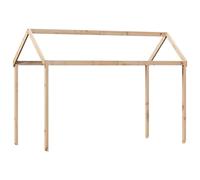 vidaXL Kids' Bed Roof 217x95.5x159 cm Solid Wood Pine