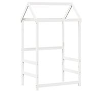 vidaXL Kids' Bed Roof Bed Canopy Rooftop White 118x70x176.5 cm Solid Wood Pine