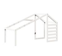 vidaXL Kids' Bed Roof Bed Canopy Rooftop White 198x97x113 cm Solid Wood Pine