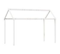 vidaXL Kids' Bed Roof Bed Canopy Rooftop White 207x95.5x159 cm Solid Wood Pine