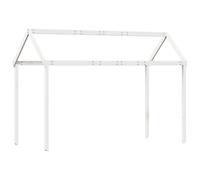 vidaXL Kids' Bed Roof Bed Canopy Rooftop White 217x95.5x159 cm Solid Wood Pine