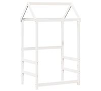 vidaXL Kids' Bed Roof Bed Canopy Rooftop White 98x70x176.5 cm Solid Wood Pine