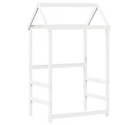 vidaXL Kids' Bed Roof Bed Canopy Rooftop White 98x70x176.5 cm Solid Wood Pine