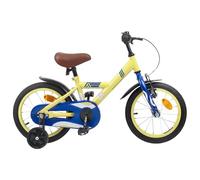 vidaXL Kids Bike 14 Inches for 3-5 Years Old Yellow, Classic Kids Bicycle, Adjustable Handlebars, Simple Cycle, Young Cyclist Bike, Exploration, Riding Toys