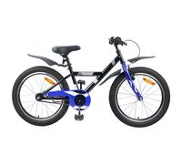 vidaXL Kids Bike 18'' for 5-7 Years Old Black, Kids Bike, Classic Adjustable Handlebars Seat, Single Speed Bicycle, Neighborhood Street Cycle, Easy Ride