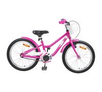 vidaXL Kids Bike 18'' for 5-7 Years Old Dark Pink