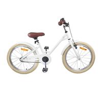 vidaXL Kids Bike 18'' for 5-7 Years Old White, Adventures in the City, Exploring New Foods, Modern Architecture, and Hidden Trails for Urban Explorers and Nature Lovers