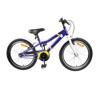 vidaXL Kids Bike 22'' for 7-12 Years Old Blue White