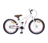 vidaXL Kids Bike 22 Inches for 7-12 Years Old White