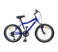 vidaXL Kids Bike 24'' 6-Speed for 8-12 Years Old Dark Blue
