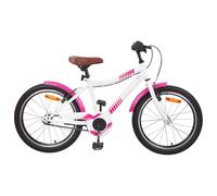 vidaXL Kids Bike 24'' for 8-12 Years Old Pink, Adjustable Handlebars Seat, Kids Bicycle, Young Cyclist, Outdoor Adventure Cycle for Children, Youth Bike