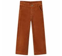 vidaXL Kids' Corduroy Pants in Cognac | Comfortable and Stylish | Perfect for Everyday Wear | Size: 92 Suitable for 1.5-2 Years Old | Machine Washable Brown