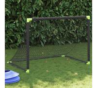 vidaXL Kids' Football Goal Foldable Black 90x64x64 cm