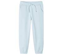 vidaXL Kids' Light Blue Jogger Tracksuit Sweatpants - Cotton Blend Sports Trousers with Drawstring Waist and Pockets, Size 128 for Ages 7-8