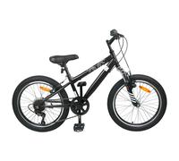 vidaXL Kids Mountain Bike 20'' 6-Speed for 5-8 Years Old Black
