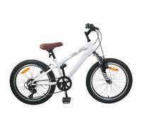 vidaXL Kids Mountain Bike 20'' 6-Speed for 5-8 Years Old White