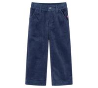 vidaXL Kids' Pants Toddler Trousers Children's Pants with Pockets Corduroy Navy 104