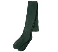 vidaXL Kids' Pantyhose for Toddlers - Comfortable Footed School Tights with Glittering Lurex Strip, Dark Green, Size 92