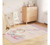 vidaXL Kids' Rug Pink 160x230 cm Unicorn Washable Anti Slip UK