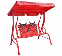 vidaXL Kids Swing Seat Red