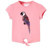 Vidaxl Kids' T-Shirt Fluo Pink 116 Suitable For 5-6 Years