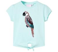 Vidaxl Kids' T-Shirt Light Aqua 116 Suitable For 5-6 Years