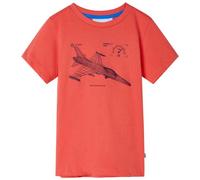 vidaXL Kids' T-Shirt Light Red 128