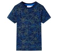 Vidaxl Kids' T-Shirt Navy 140 Suitable For 9-10 Years