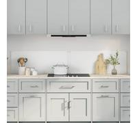 VidaXL Kitchen Backsplash 2 Pcs Transparent 100 X 40 Cm Tempered Glass