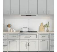 vidaXL Kitchen Backsplash 2 pcs Transparent 100 x 50 cm Tempered Glass