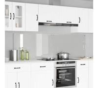 vidaXL Kitchen Backsplash 2 pcs Transparent 100 x 60 cm Tempered Glass