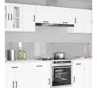 vidaXL Kitchen Backsplash 2 pcs Transparent 120 x 40 cm Tempered Glass